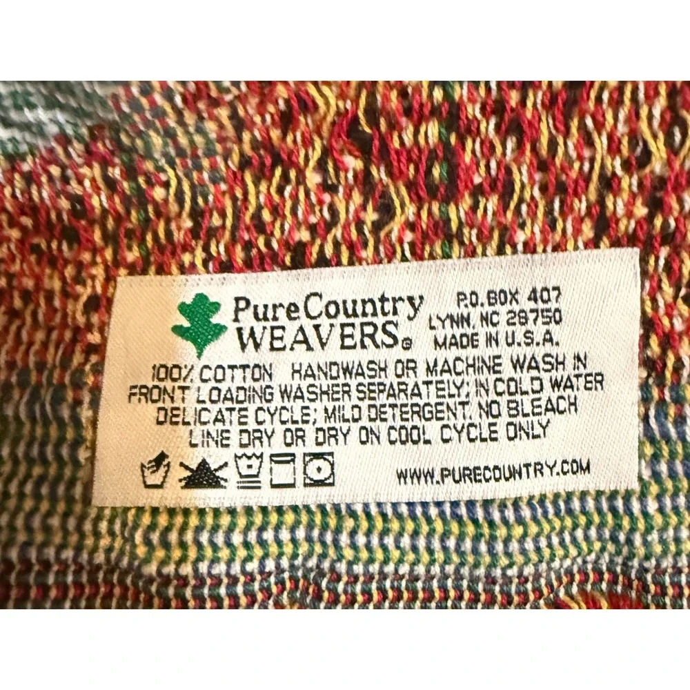 Pure Country Weaver Teacher Schoolhouse Woven Tapestry Throw Blanket Made in USA